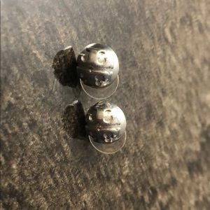 Tory Burch Silver Earring Studs